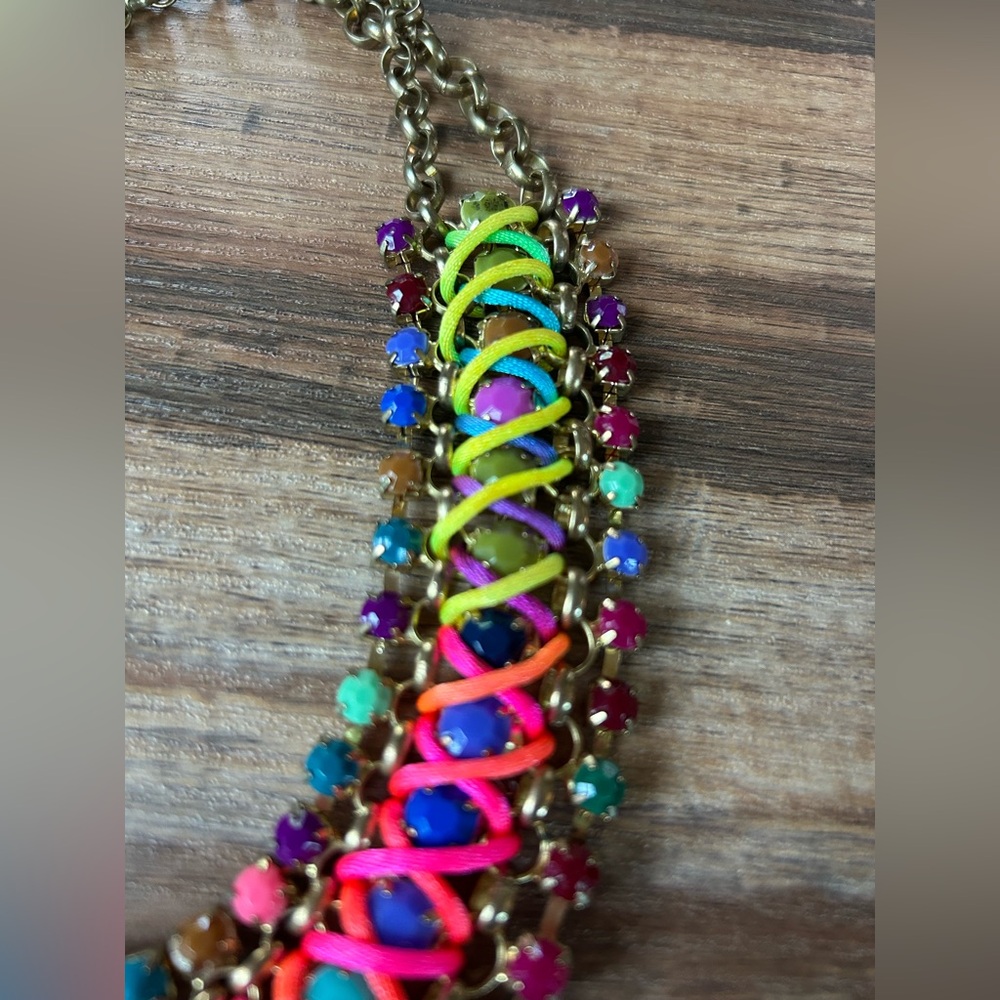 Colorful Statement Necklace - Picture 6 of 8